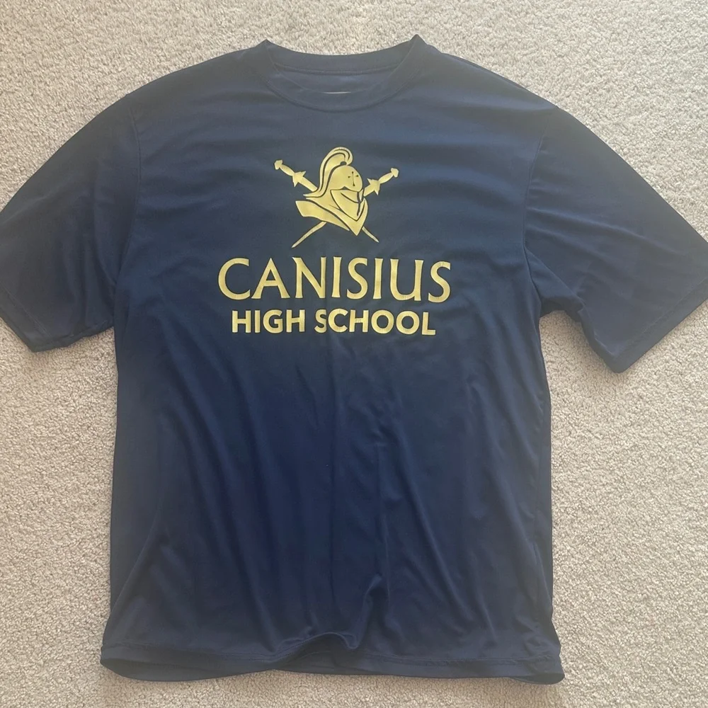 Canisius High School Kids Tee in Navy and Gold - Picture 1 of 3